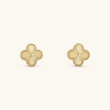 Clover | Goldene Ohrringe