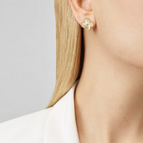 Clover | Goldene Ohrringe