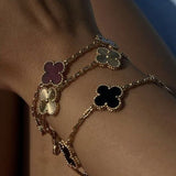 Kleeblatt-Armband, 6er-Pack