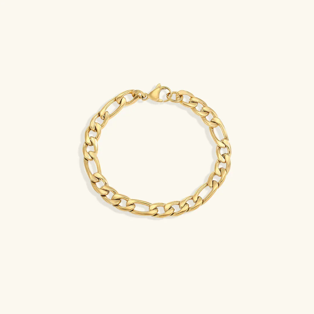 Saturn Goldkettenarmband