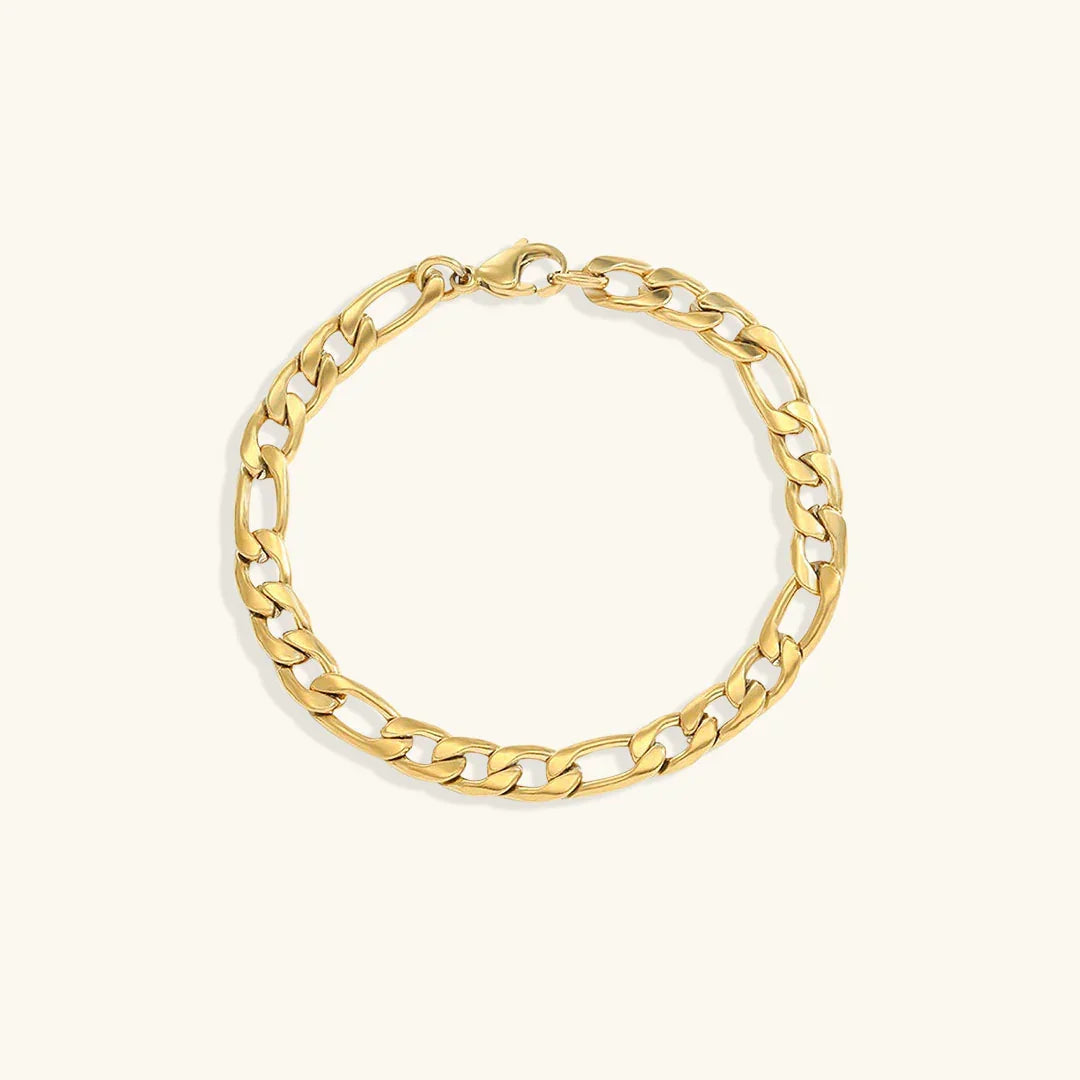 Saturn Goldkettenarmband