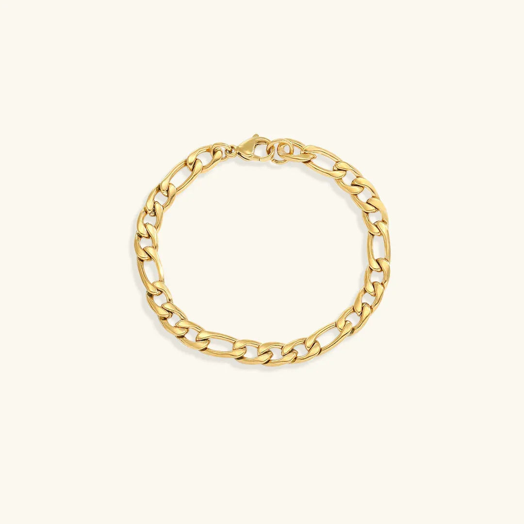 Saturn Goldkettenarmband
