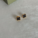 Clover schwarze Ohrringe