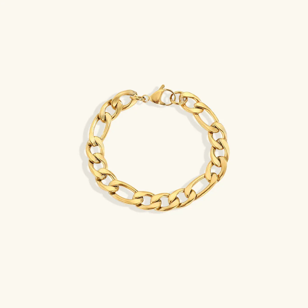 Saturn Goldkettenarmband