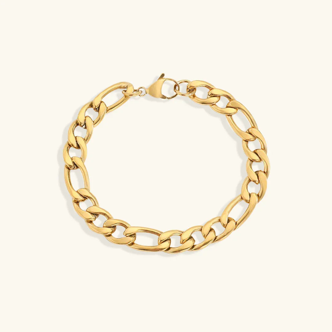 Saturn Goldkettenarmband