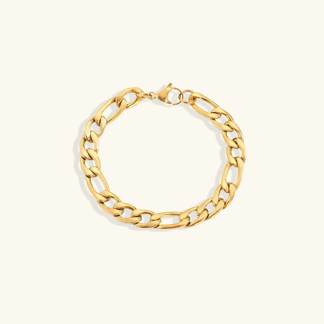 Saturn Goldkettenarmband