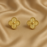 Clover | Goldene Ohrringe