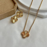 Clover | Goldene Ohrringe