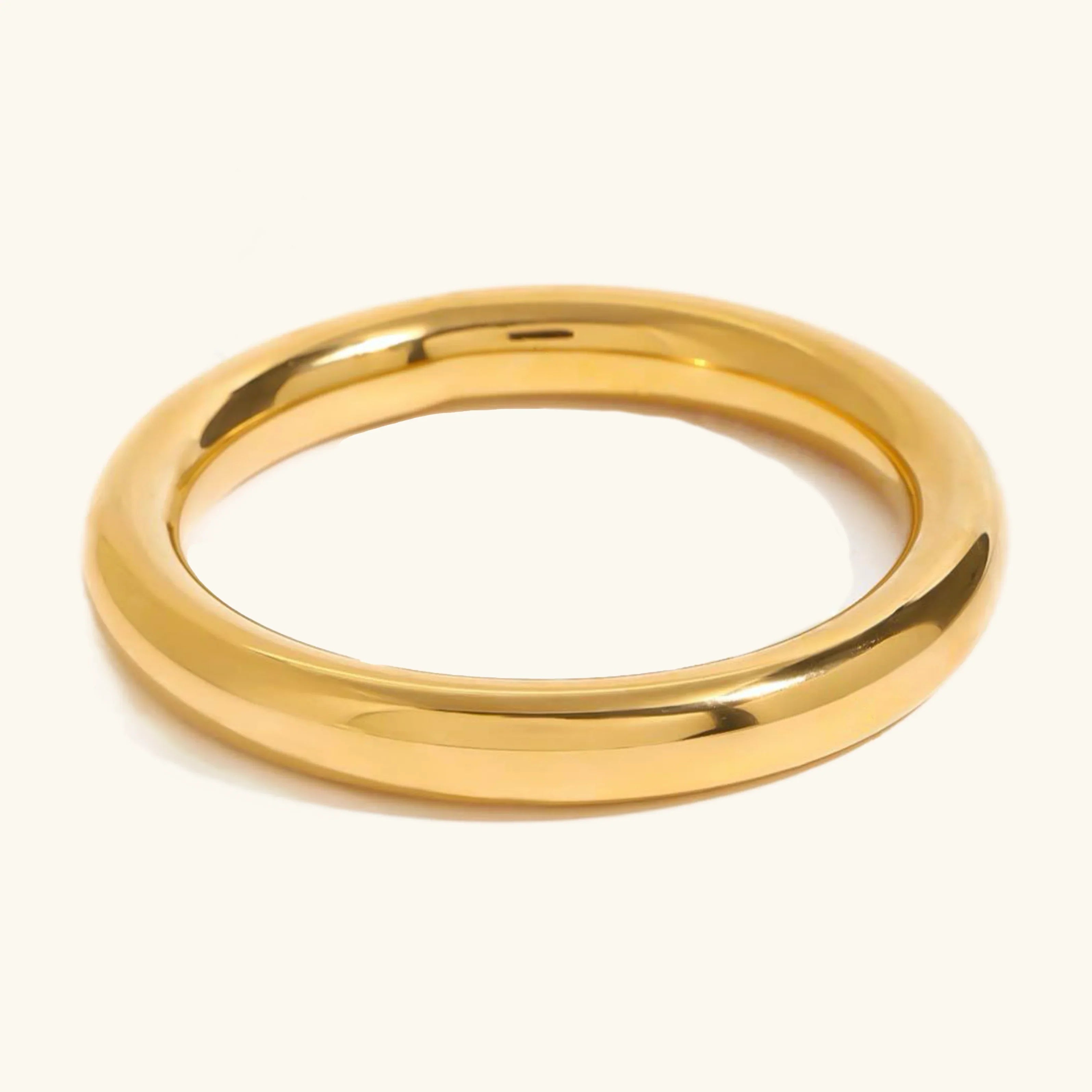 Lina Smooth kultainen rannerangas