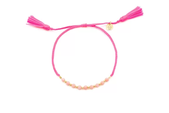 Schmückstück Armband Airy Pink Coral, Vergoldet