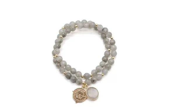 Schmückstück Armband Mala Twin Hope, Vergoldet