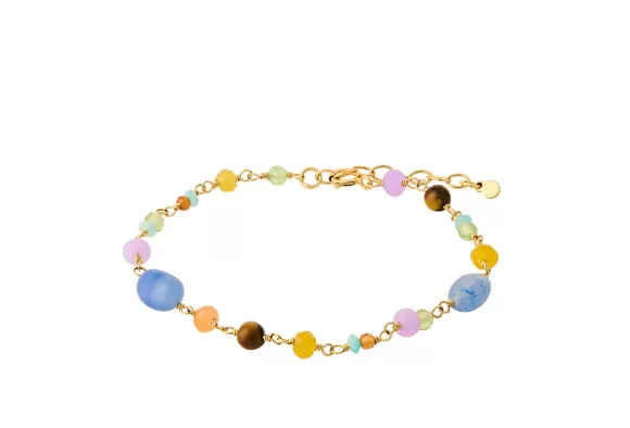 Pernille Corydon Armband Summer Shades, Vergoldet