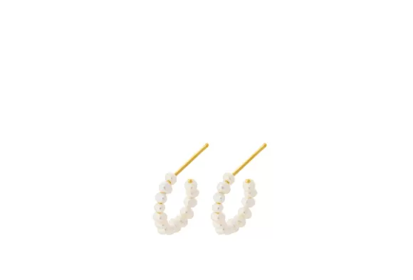 Pernille Corydon Creolen Ocean Treasure Hoops, Vergoldet