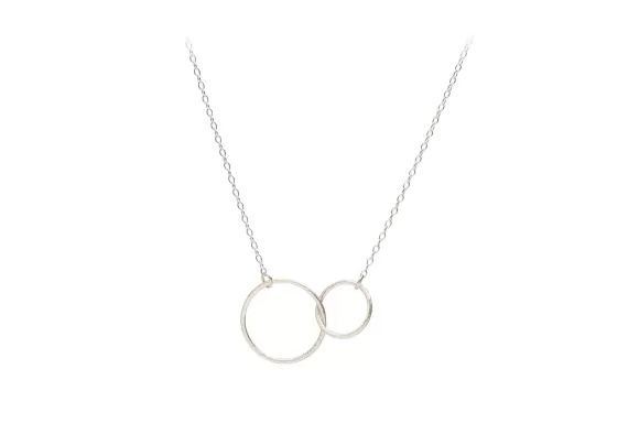 Pernille Corydon Kette Double Plain, Silber