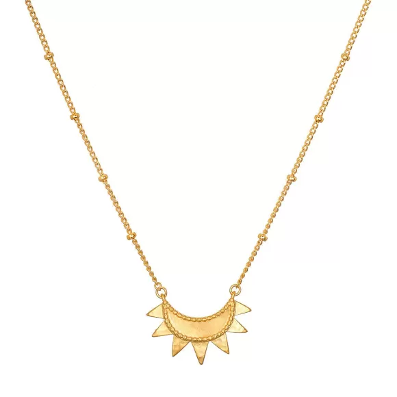 Satya Jewelry Kette Emergence Gold Sunburst, Vergoldet