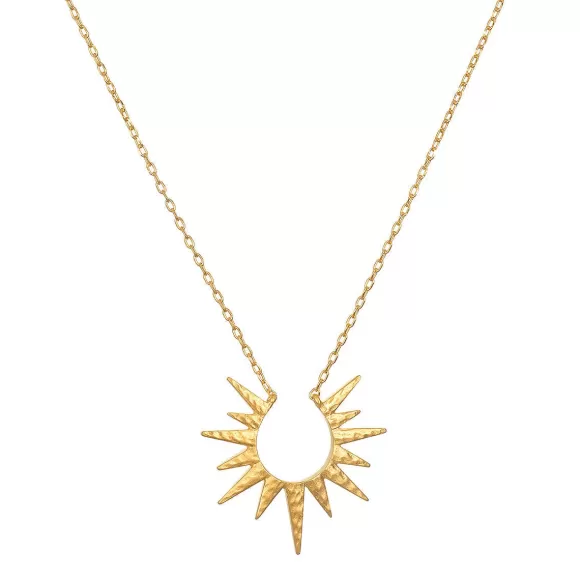 Satya Jewelry Kette Incandescent Glow Gold Starburst, Vergoldet