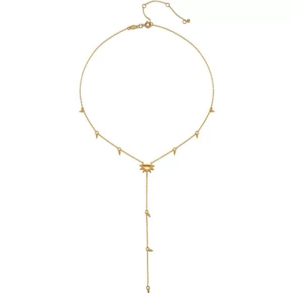 Satya Jewelry Kette Light Of Day Gold Lariat, Vergoldet