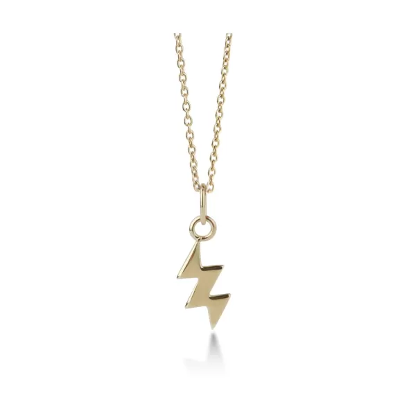 Jeberg Jewellery Kette Lightning Bolt, Vergoldet