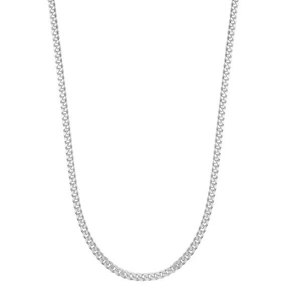 Jeberg Jewellery Kette Saga 3 Mm Panzer, Silber