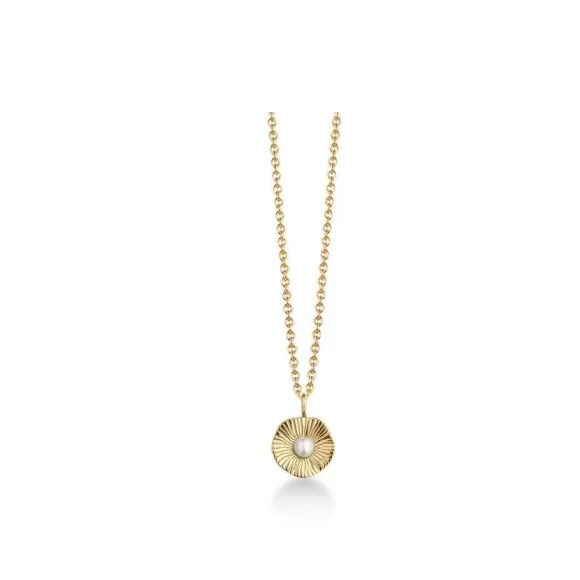 Jeberg Jewellery Kette Sand Dune Pearl, Vergoldet