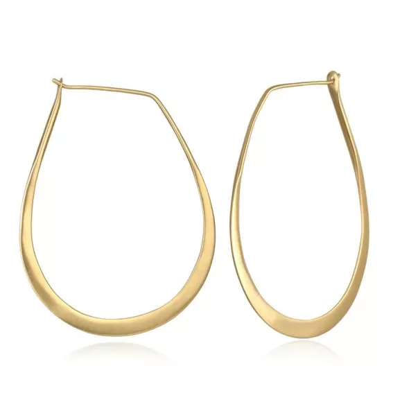 Satya Jewelry Ohrringe Minimalist Gold Hoop, Vergoldet