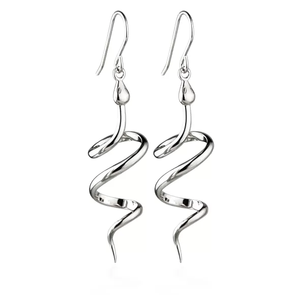 Jeberg Jewellery Ohrringe Snake, Silber