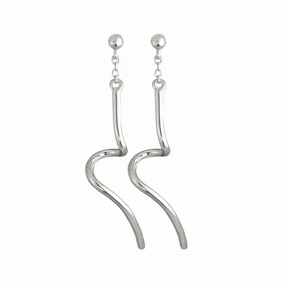 Jeberg Jewellery Ohrringe Twirl Petite, Silber