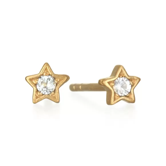 Satya Jewelry Ohrstecker Luminous Starlight Stud, Vergoldet