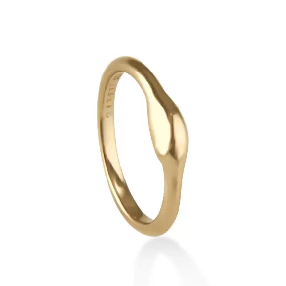 Jeberg Jewellery Ring Balance, Vergoldet