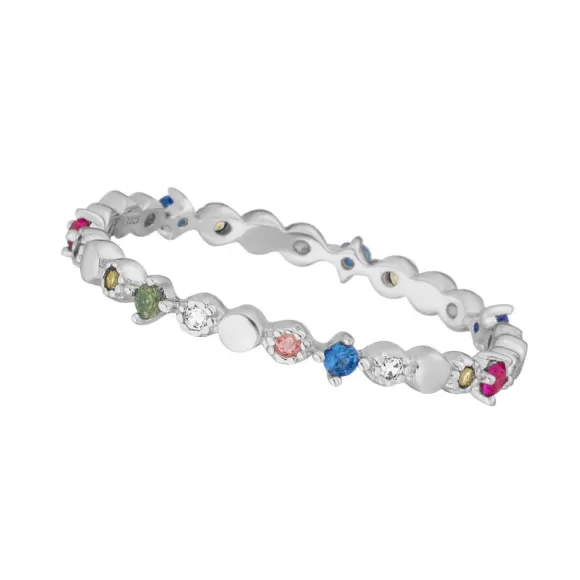 Leaf Ring Candy Line, Silber