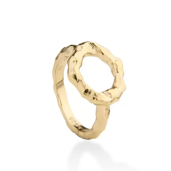 Jeberg Jewellery Ring Circle Of Love, Vergoldet