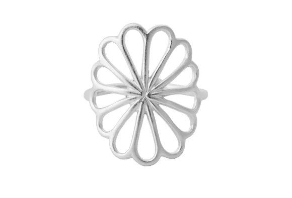 Pernille Corydon Ring Large Bellis, Silber