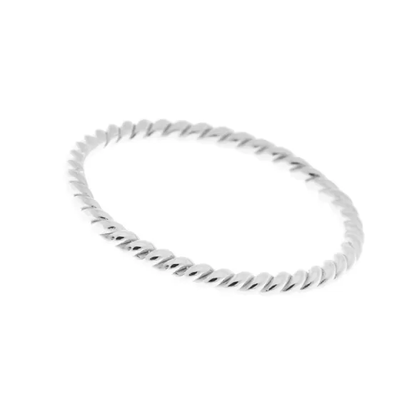 Leaf Ring Twist, Silber